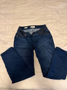 Madewell Maternity Dark Blue Boot Cut Jeans Size 27